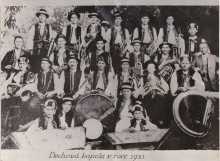 Fotografie kapely z roku 1921